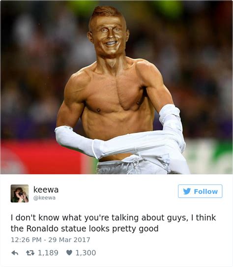 Ronaldo reportedly paid nearly $30,000 to have a wax statue of himself made that he could keep at home. Cristiano Ronaldo's New Statue Sparked A Hilarious ...