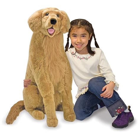 Melissa And Doug® Plush Golden Retriever 219241 Toys At Sportsmans Guide