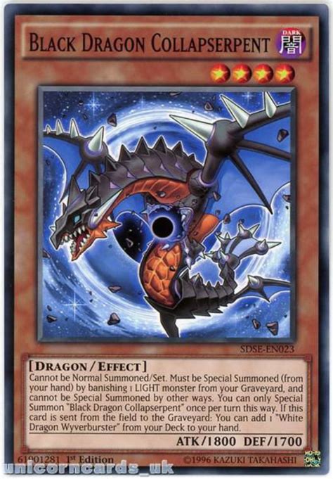 Yugioh psv set of 2 secret rare cards 1st edition psv2sr1e this item is currently out of stock! SDSE-EN023 Black Dragon Collapserpent 1st edition Mint ...