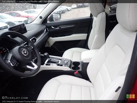 Parchment Interior Front Seat For The 2021 Mazda Cx 5 Grand Touring