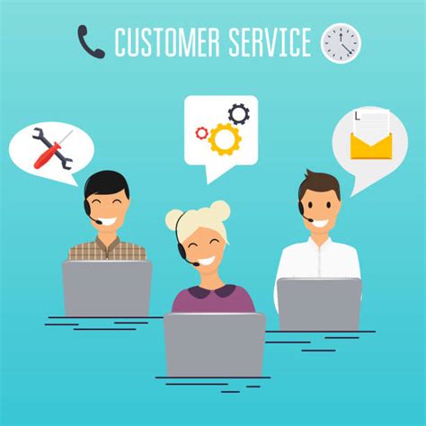 Call Center Agent Illustrations Royalty Free Vector