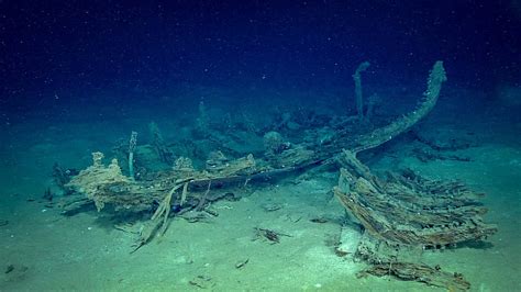 Shipwrecks Explored By Submarine Drones In The Gulf Of Mexico