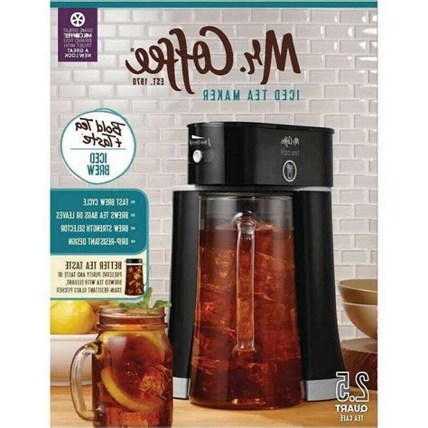Mr Coffee Tea Café Bvmc Tm33 Rb Iced Tea Maker