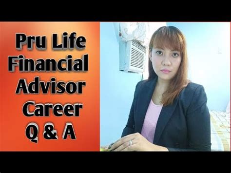 All financial advisors have to be approved or authorised by the fca. Pru Life Uk- Financial Advisor Career Q & A vlog #52 - YouTube