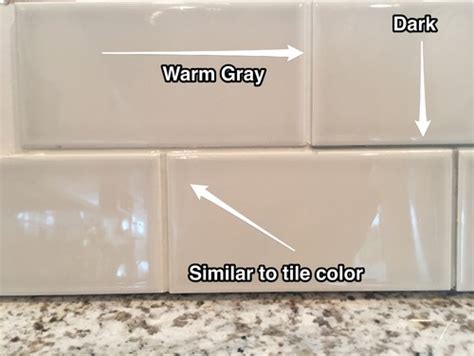 It depends on the kind of tile you are if your tile has a host of colors, pick one of them to serve as an accent to highlight the tile. Backsplash Tile Grout Color
