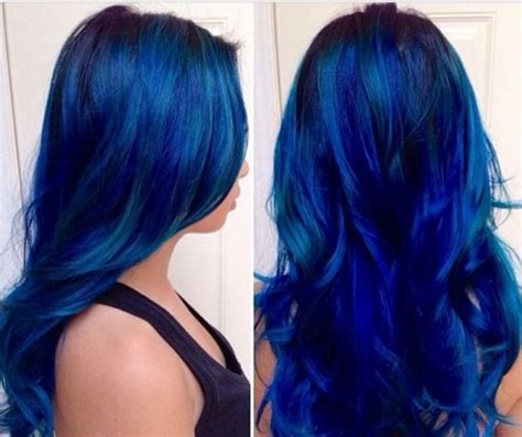 Sapphire Blue Hair Color What Is Paintcolor Ideas