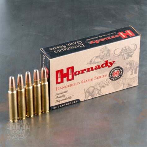 375 Ruger Ammo 20 Rounds Of 300 Grain Bonded Soft Point By Hornady