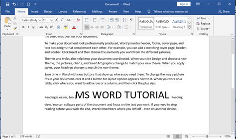 How To Insert Text In Ms Word Insert Text In Ms Word