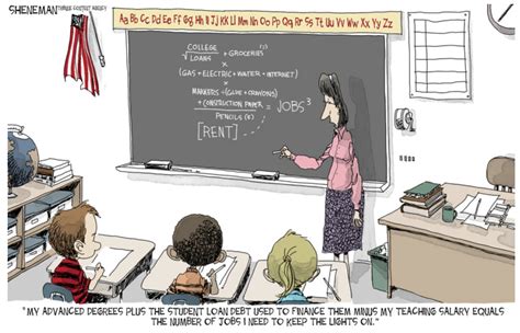 Political Cartoons About Teaching