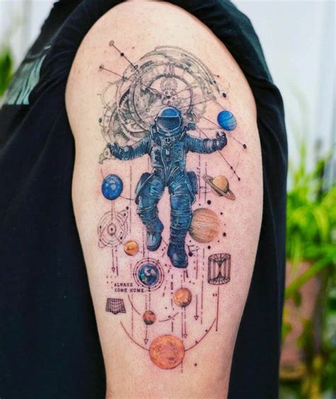 Astronomy Tattoo Sleeve