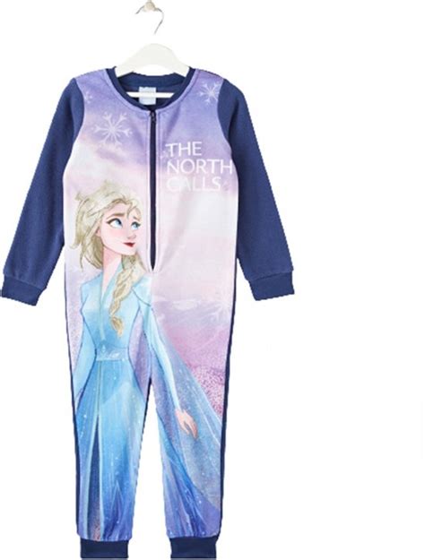 Frozen Onesie Huispak Jumpsuit Pyjama Blauw Maat