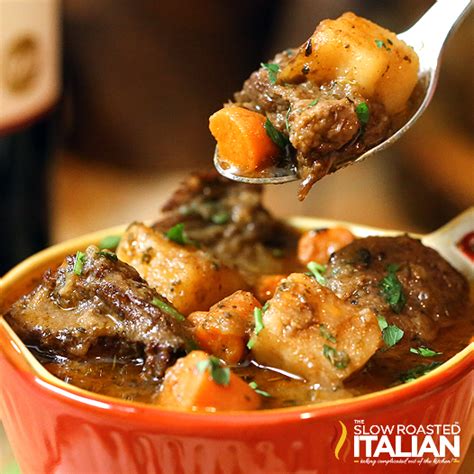 The Slow Roasted Italian Printable Recipes Hearty Beef Soup