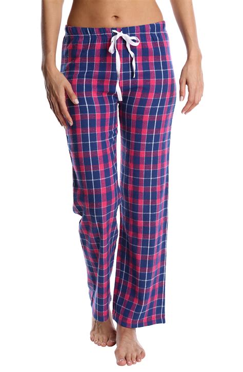 Blis Womens Cotton Flannel Pajama Pants Ladies Lounge And Sleepwear Pj Bottoms Purple Pop X