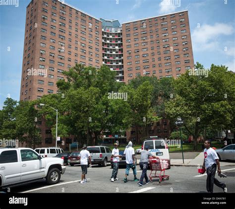 Manhattanville Housing Project In Harlem In New York Stock Photo Alamy