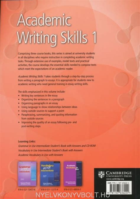Cambridge Academic Writing Skills 1 Students Book