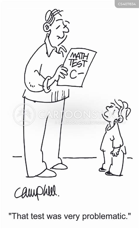 Maths Test Cartoons And Comics Funny Pictures From Cartoonstock