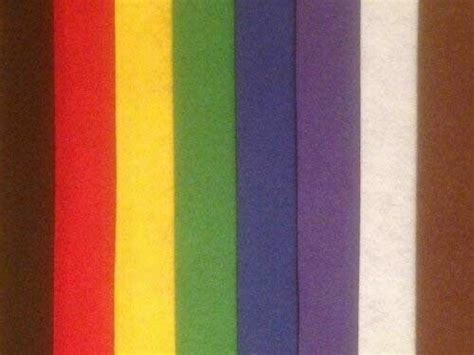 A4 Felt Fabric Sheets For Arts And Crafts Pack Of 8 Mixed Assorted