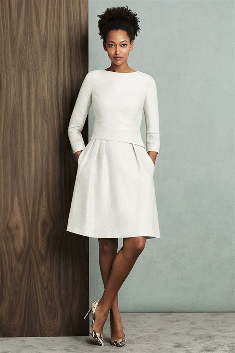 Camelot Dress Winter White Tweed The Fold