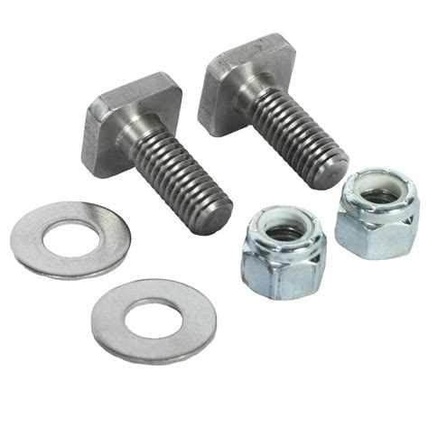 1 Square Head Stainless Steel Bolt Kit Set Of 2