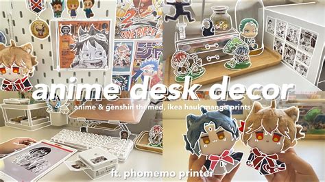 💌 Anime Desk Makeover Aesthetic And Genshin Themed Ikea Haul Manga