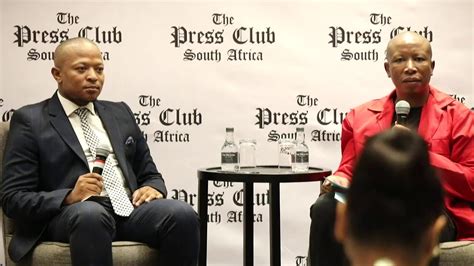 Cic Julius Malema Addresses The Press Club Youtube