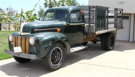 Ford Other Pickups Farm Truck Stake Bed 1946 Green For Sale Xxxx46 1946 Ford Stake Bed Truck