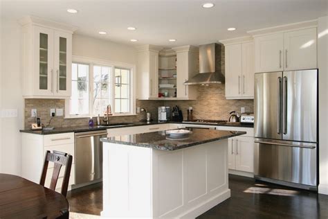 A galley is often the best choice for smaller spaces or apartments. Kitchen Island L Shaped Designs With Stove : Schmidt ...