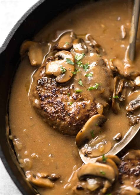 Salisbury Steak With Mushroom Gravy Recipetineats