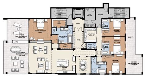 Luxury Condo Floor Plans Homes Home Building Plans 95899