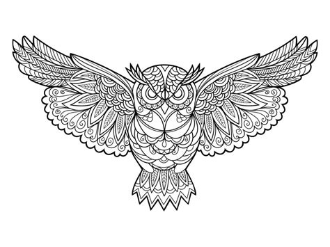 Imagenes De Mandalas Para Colorear De Buhos : Mandalas De Animales Para