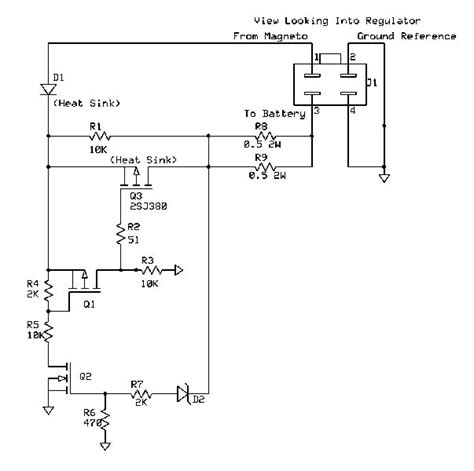 The wiring diagram is given below to help you wire it properly. 4 Pin Voltage Regulator Wiring Diagram