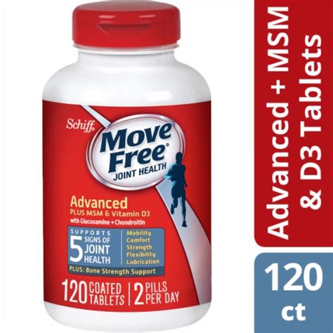 Schiff® Move Free® Advanced Msm And D3 Joint Health Tablets 120 Ct Bakers