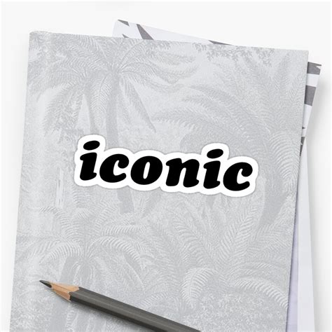 Iconic Sticker Stickers By Sam A Redbubble