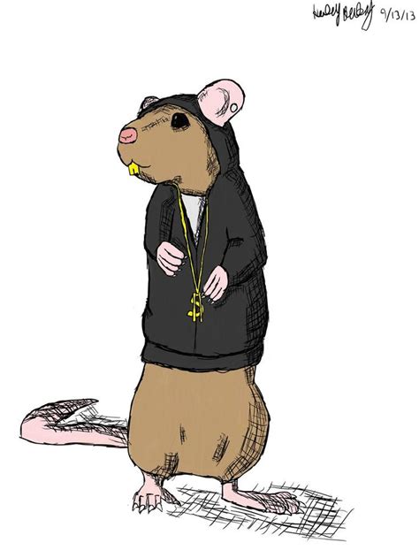Hood Rat By Monster Art94 Cartoon Rat Rats Mouse Illustration