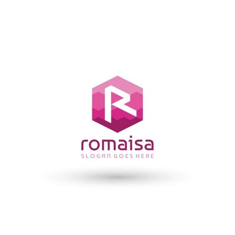 Plantilla De Logo Rosa Vector Gratis