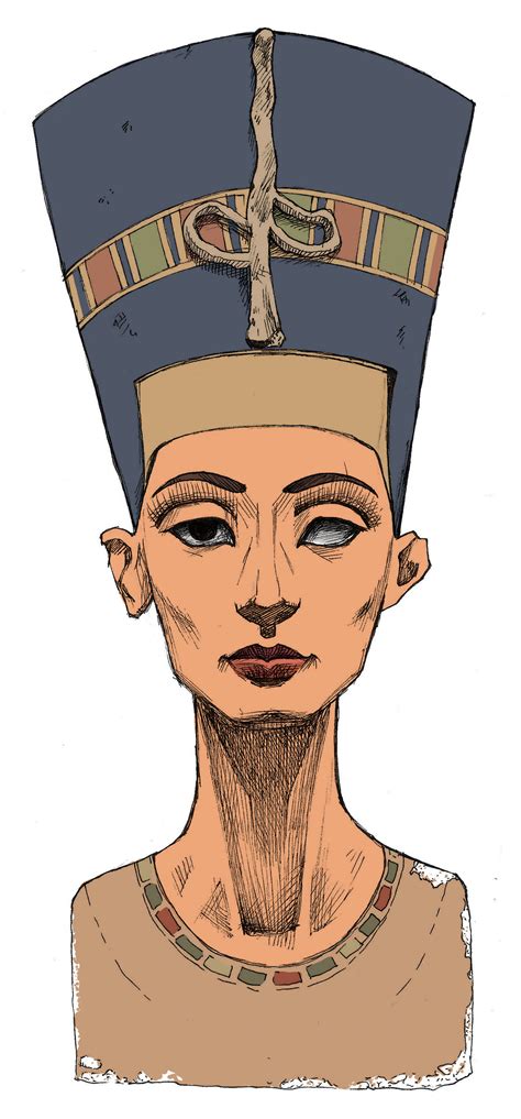 Nefertiti Drawing Facial Reconstruction Of 6 Ancient Egyptians You Should Know About Dekorisori