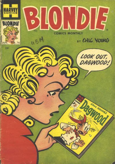 Gcd Cover Blondie Comics Monthly 74