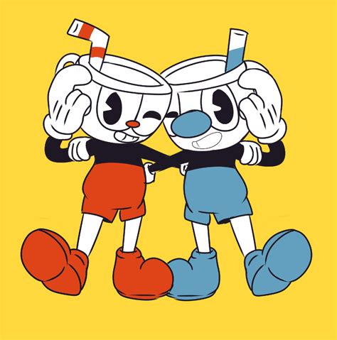 Cuphead And Mugman Clipart Graphic Freeuse Cuphead Cuphead And Mugman