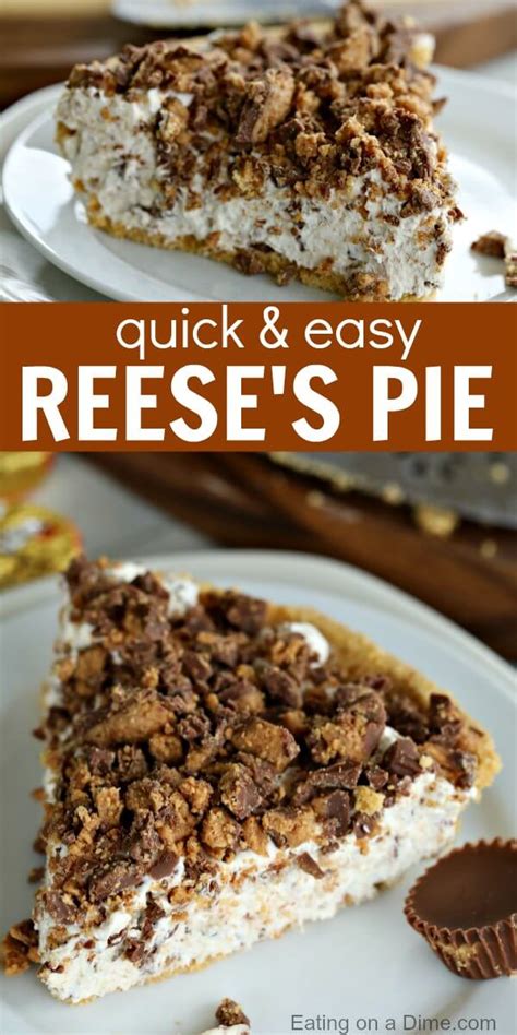 Transfer peanut butter pie mix into the two keebler graham crust. Reeses Pie Recipe - Easy Reese's Peanut Butter Pie Recipe