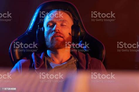 Computer Gamer Tired Of Game Stock Photo Download Image Now Gaming