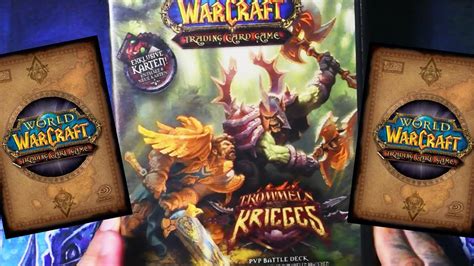Drums Of War Starter Deck Und Booster World Of Warcraft Tcg Youtube