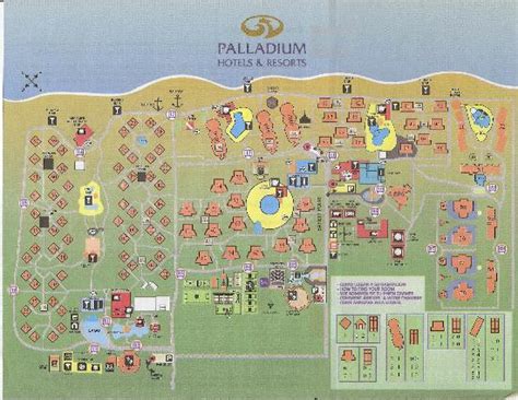 map of the grans palladium complex picture of grand palladium bavaro suites resort and spa