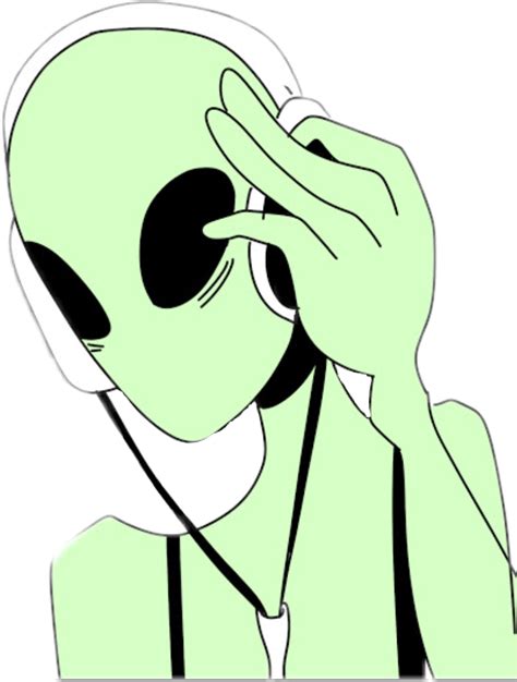 Tumblr Sotumblr Aliens Alien Green Girls Kawaii Music