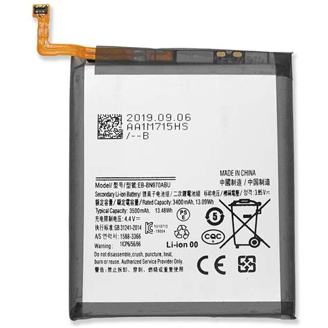 Replacement Battery For Samsung Galaxy Note 10 Note X Note10 N970 Eb