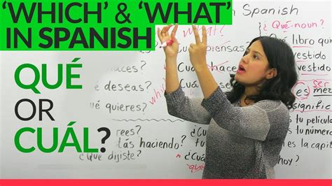What And Which In Spanish QuÉ Or CuÁl Youtube Learning Spanish