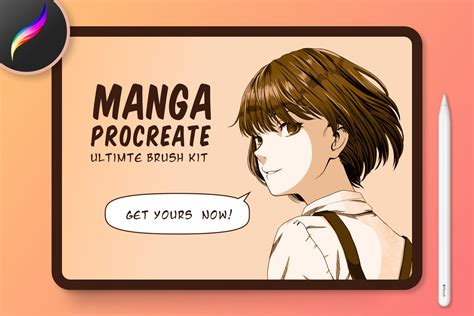 Manga Procreate Brushes & Anime Pens | Unique Procreate Brushes