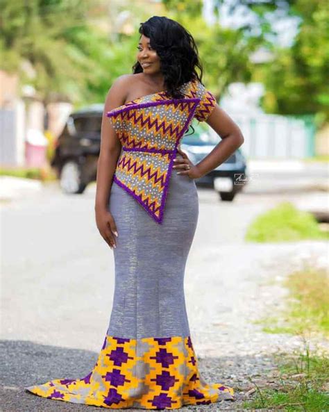 Beautiful One Shoulder Ankara Dresses For Ladies With Style