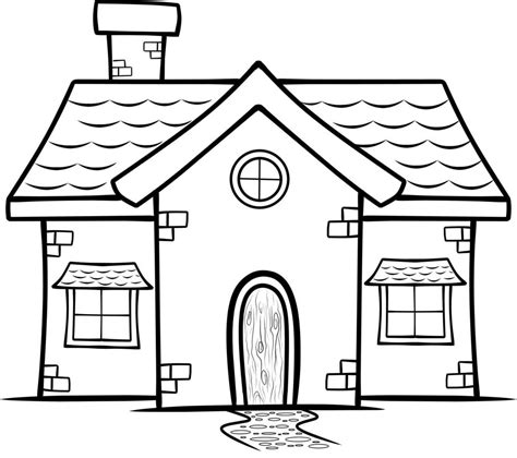 15 House Pictures Drawing House Drawing For Kids Simp