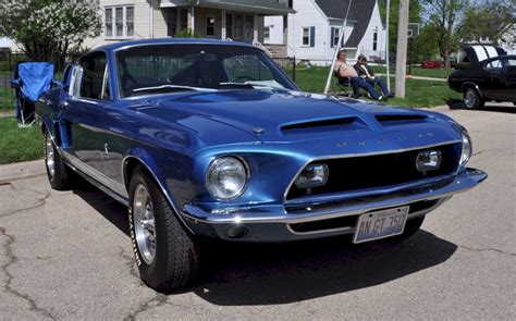 Acapulco Blue 1968 Ford Mustang Shelby Gt 350 Fastback