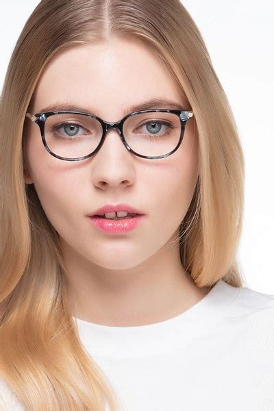 Jasmine Gray Floral Women Acetate Eyeglasses Eyebuydirect